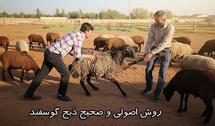 روش اصولی و صحیح ذبح گوسفند چگونه است